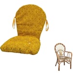 Coussin pour Fauteuil Chaise Big Soleil En Osier Et Bambou Fantaisie Senf