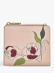 Radley Wild Roses Leather Small Zip Top Coin Purse