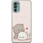 Motorola Moto G62 5G Genomskinligt Skal Kawaii