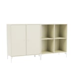 Montana - Pair Classic Sideboard - Vanilla / Snow Legs - Skap og vitrineskap - designer_peter_j_lassen - Hvit - MDF