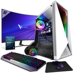 Vibox VIII-18 PC Gamer - 27" Écran Pack - Intel i9 11900F Processeur 5.2GHz - Nvidia RTX 3060 12Go - 32Go RAM - 1To NVMe M.2 SSD - 600W PSU - Windows 11 - WiFi