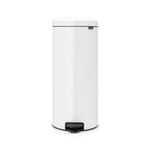 Brabantia New Icon pedalspand 30 liter white (hvid)