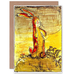 Williams Velveteen Rabbit Nicholson Cover Greetings Card Plus Envelope Blank inside