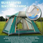 3-4 Man Outdoor Full Automatic Camping Tent Instant Pop Up Family Hiking Shelter