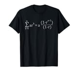 Geometric Series | Nerdy Maths Physics Science T-Shirt