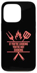 iPhone 13 Pro Funny Cooking BBQ Grilling Mom Dad in Living Coral color Case