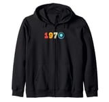 Retro Rotary Dial Telephone 1970 Rotary Phone Zip Hoodie