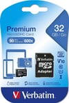 Carte Mémoire MicroSDHC 32 Go + Adaptateur SD, Officiel Neuf (( Switch OLED ))