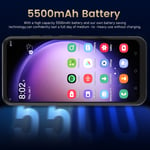 New S23 Ultra Mobile Phone Black 6.6in Ultra Light Facial Unlocking Phone 4G 5G