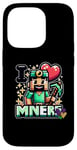 iPhone 14 Pro I heart Miners - I love Miners for valentines day him & her Case