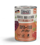 Mac's Mac's Super Food for Dogs Reinsdyr  Storfe og Grønnsaker Våtfôr 400g