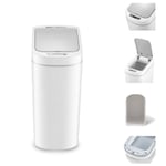 9L White Small Narrow Slimline Sensor Kitchen Bathroom Office Waste Rubbish Bin