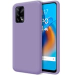 Coque Silicone Liquide Ultra Douce pour Oppo A74 4G Couleur Violet