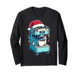 Barista Coffee Lover Coffee Maker Maschine Christmas Xmas Long Sleeve T-Shirt