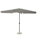 Parasol rectangulaire IMPERIA poteau central 6 Tiges 3x2mt GRIS Jardin