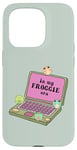 Coque pour iPhone 15 Pro Dessin amusant de grenouille, Kawaii et Chubby Frogs « In My Foggie Era »