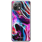 Babaco ERT GROUP mobile phone case for Xiaomi 11 Lite 4G/5G original and officially Licensed pattern Abstract 026, case made of TPU