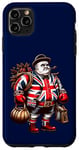 Coque pour iPhone 11 Pro Max Boxe Boxeur Britannique Union Jack Drapeau Grande-Bretagne