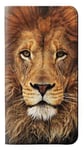 Lion King of Beasts PU Leather Flip Case Cover For OnePlus 6T