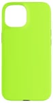 Coque pour iPhone 15 Couleur vert citron simple