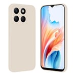 Tveinan Phone Case for Honor X6b Case, Ultra Slim Thin Soft Silicone Cover for Honor X6b 4G, Flexible TPU Shell Shockproof Case for Honor X6b, Beige