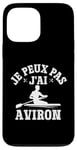 Coque pour iPhone 13 Pro Max Je Peux Pas J'ai Aviron Drôle Bateaux Rameur Sport Aviron