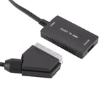 Convertisseur péritel vers HDMI, adaptateur péritel vers HDMI Convertisseur audio vidéo HD 1080P avec câble HDMI, pour HDTV STB VHS Xbox PS3 Sky DVD Blu-ray etc