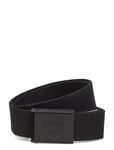 Calvin Klein Golf Ck Monogram Buckle Belt Svart