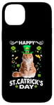 Coque pour iPhone 14 Plus Maine Coon Cat Happy St Catricks Day St Patricks Day Cats