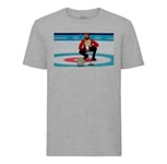 T-Shirt Homme Col Rond Curling Is Cool Swag Barracuda L'agence Tous Risque Humour