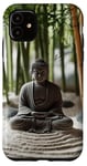 Coque pour iPhone 11 Zen Garden Tranquillité Méditative Bouddhisme Yoga