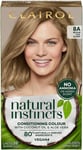 CLAIROL NATURAL INSTINCTS HAIR COLOR DYE NO AMMONIA 8A MEDIUM COOL BLONDE NEW