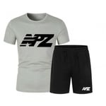 Ensemble Short Et Maillot De Foot Npz Homme Gris