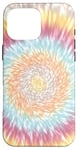 iPhone 16 Pro Max Pretty Tie Dye in Yellow, Blue, Pink & Orange Pastel Colors Case