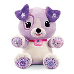 VTech - Violette, Mon Amie Pattes Magiques, Peluche Bébé Sensorielle et Musicale, Chien Interactif, Doudou Personnalisé avec Prénom, Cadeau Enfant Dès 1 An - Contenu en Français