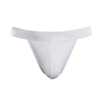 Slip Tanga Classic Hom en coton et modal blanc