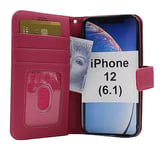 New Standcase Wallet iPhone 12 (6.1) (Hotpink)