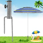 Dilightnews Douille Parasol, Support De Parasol, Pied De Parasol, Pied Parasol, Support Parasol, Pied De Parasol Plage, Petit Parasol pour Parc, Terrasse, Jardin, Pêche, Camping