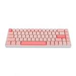 68 Keys Red Switch Mechanical Keyboard RGB Backlit 60 Percent USB Wired Gaming K