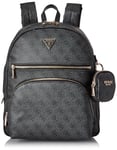 GUESS Women's Power Play, Large Tech Backpack, Coal Logo, One Size