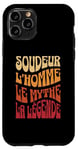 Coque pour iPhone 11 Pro Soudeur Homme Mythe Légende Idée-Cadeau Soudeur Humour