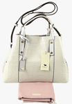 Radley Cross Body Bag or Grab Bag Provence Street Faux Croc White Leather Medium