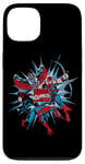 Coque pour iPhone 13 Marvel Comics Falcon Hawkeye Black Widow Spider-Man