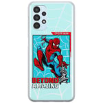 ERT GROUP Coque de téléphone Portable pour Samsung A13 4G Original et sous Licence Officielle Marvel Motif Spider Man 041 Parfaitement adapté à la Forme du téléphone Portable, Coque en TPU