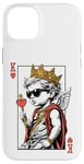 Coque pour iPhone 14 Plus Cupid Valentine King Of Hearts Card Poker Player