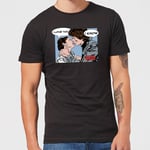 Star Wars Leia Han Solo Love Men's T-Shirt - Black - 3XL - Black