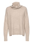 Vmdoffy Ls Cowlneck Blouse Ga Noos Beige Vero Moda