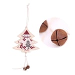 Natural Xmas-tree Ornament Diy Christmas Wood Chips Home Decor Tree