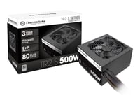 Thermaltake Tr2 S 500W - Strømforsyning (Intern) - Atx12v 2.3/ Eps12v - 80 Plus - Ac 230 V - 500 Watt - Aktiv Pfc - Europa - Svart