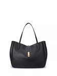 Polo Ralph Lauren Polo ID Leather Tote Bag, Black